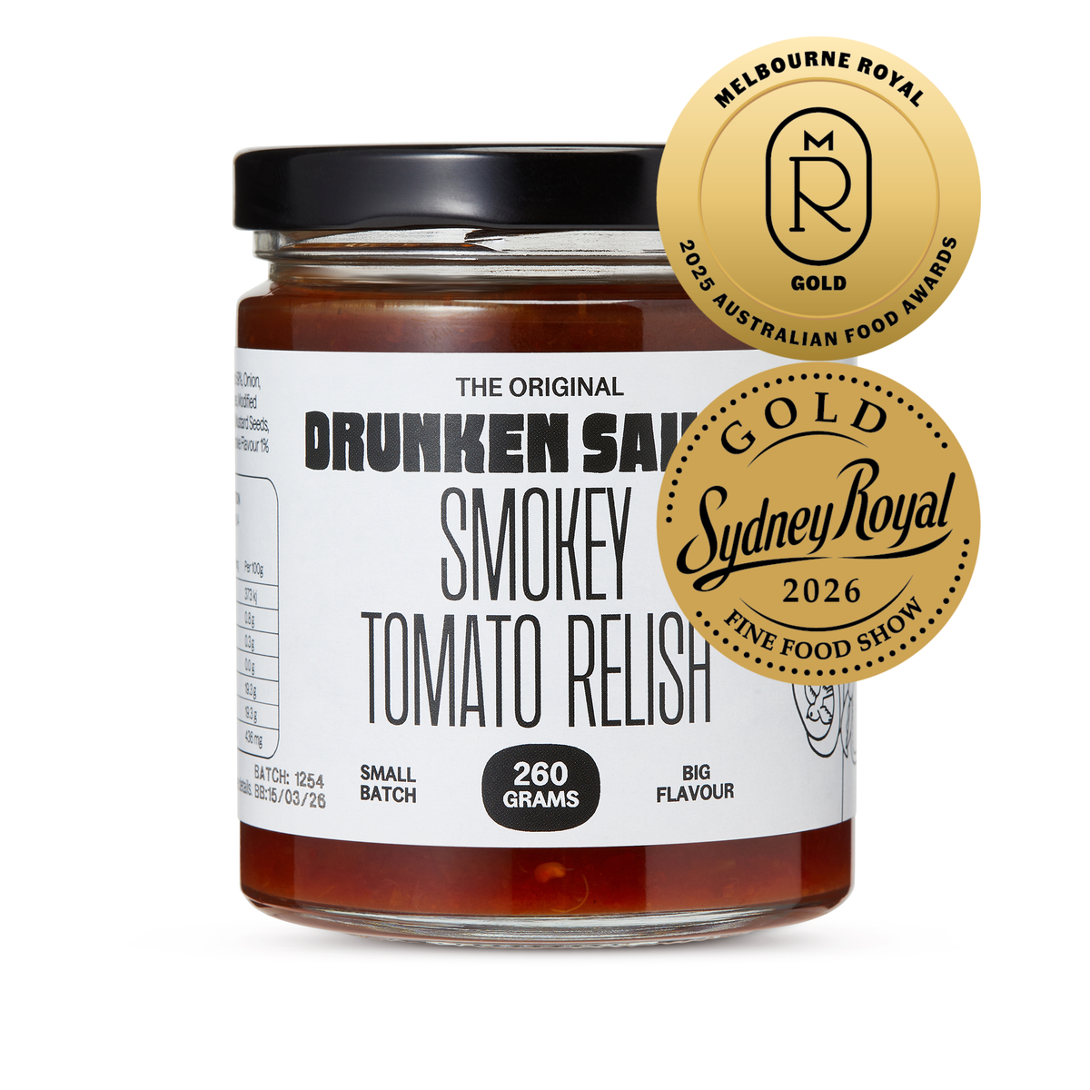 Smokey Tomato Relish 260g jar
