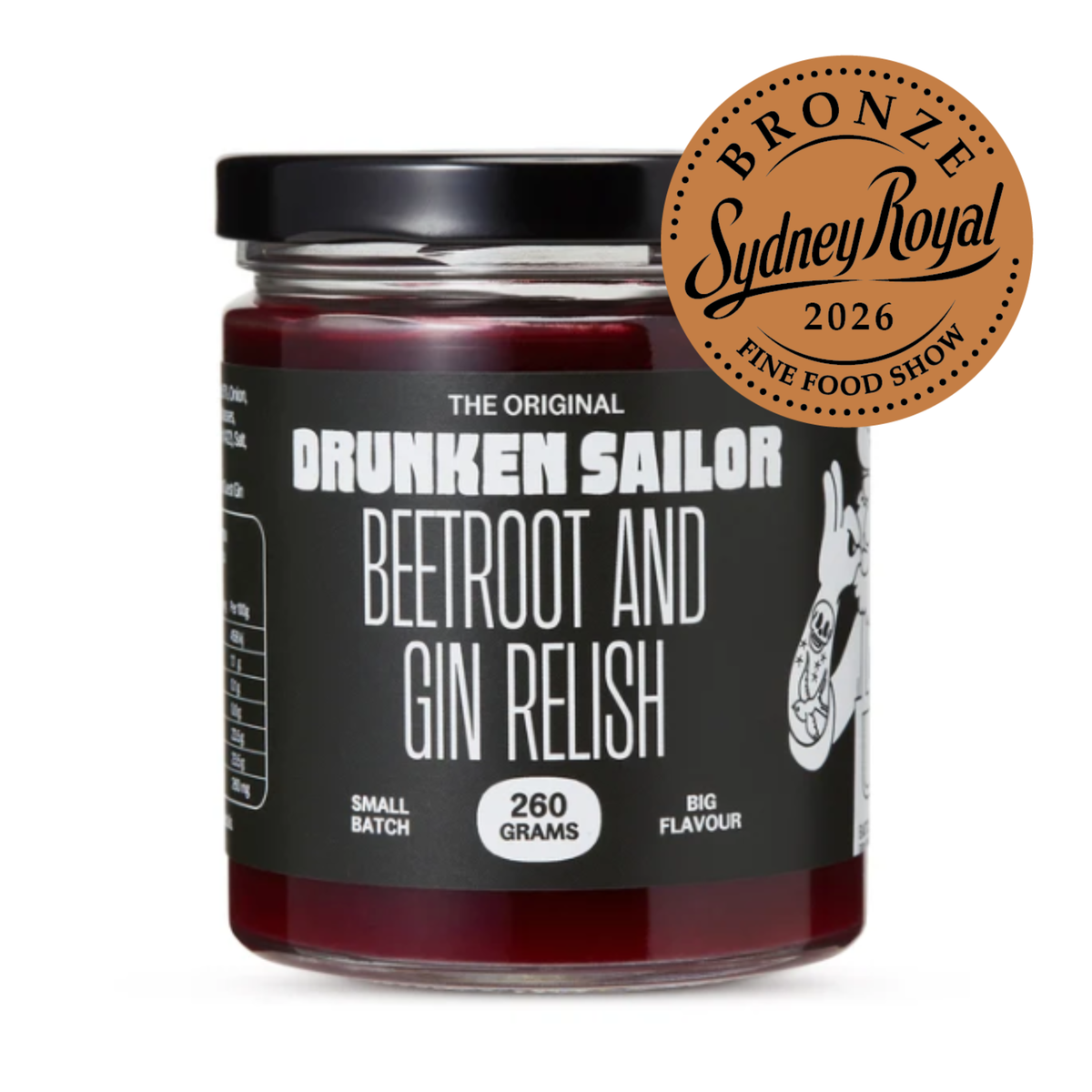 Beetroot & Gin Relish 260g jar