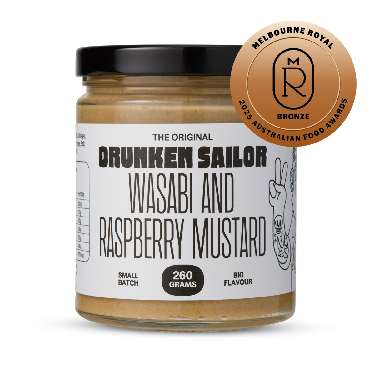 Wasabi & Raspberry Mustard — Drunken Sailor Canning Co.