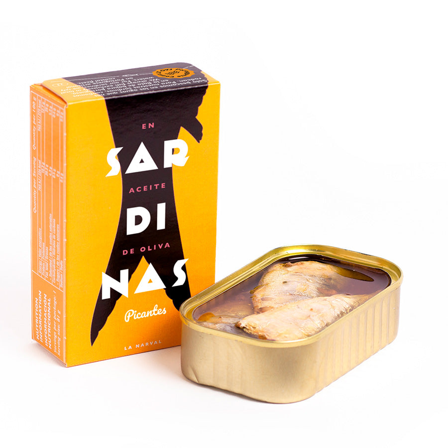 La Narval Sardines in Spicy Olive Oil 120g tin