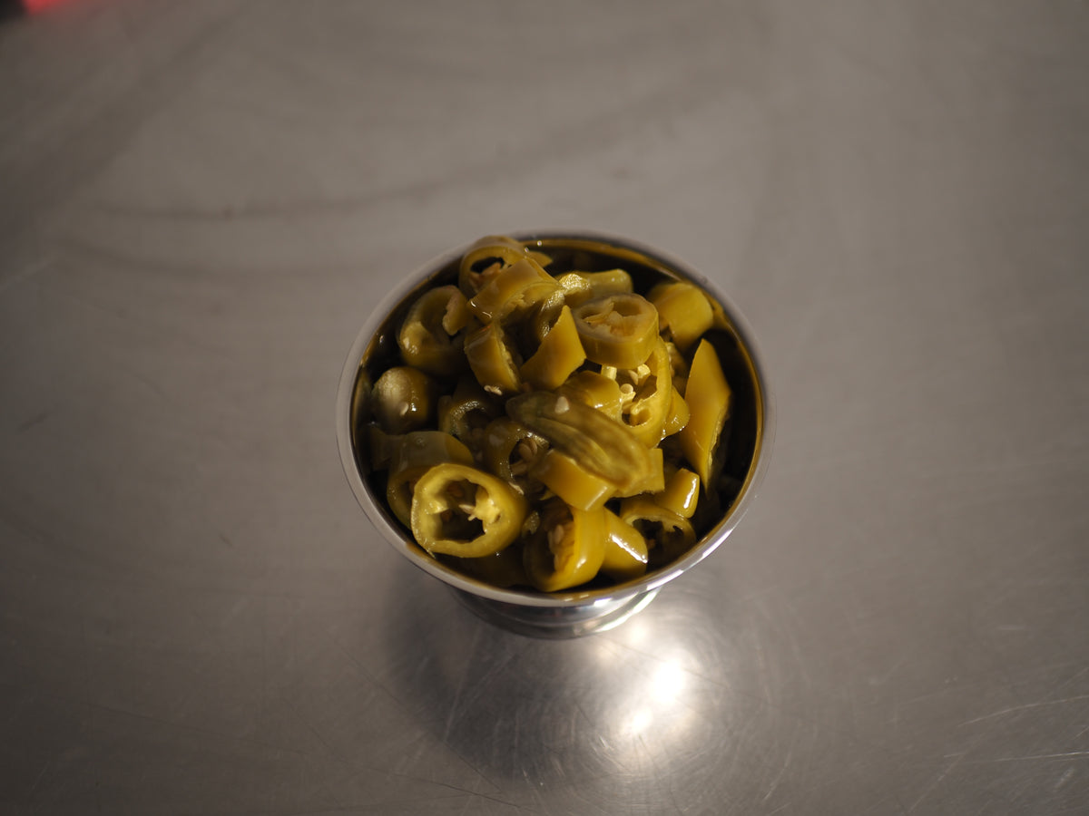 Pickled Long Green Chillis