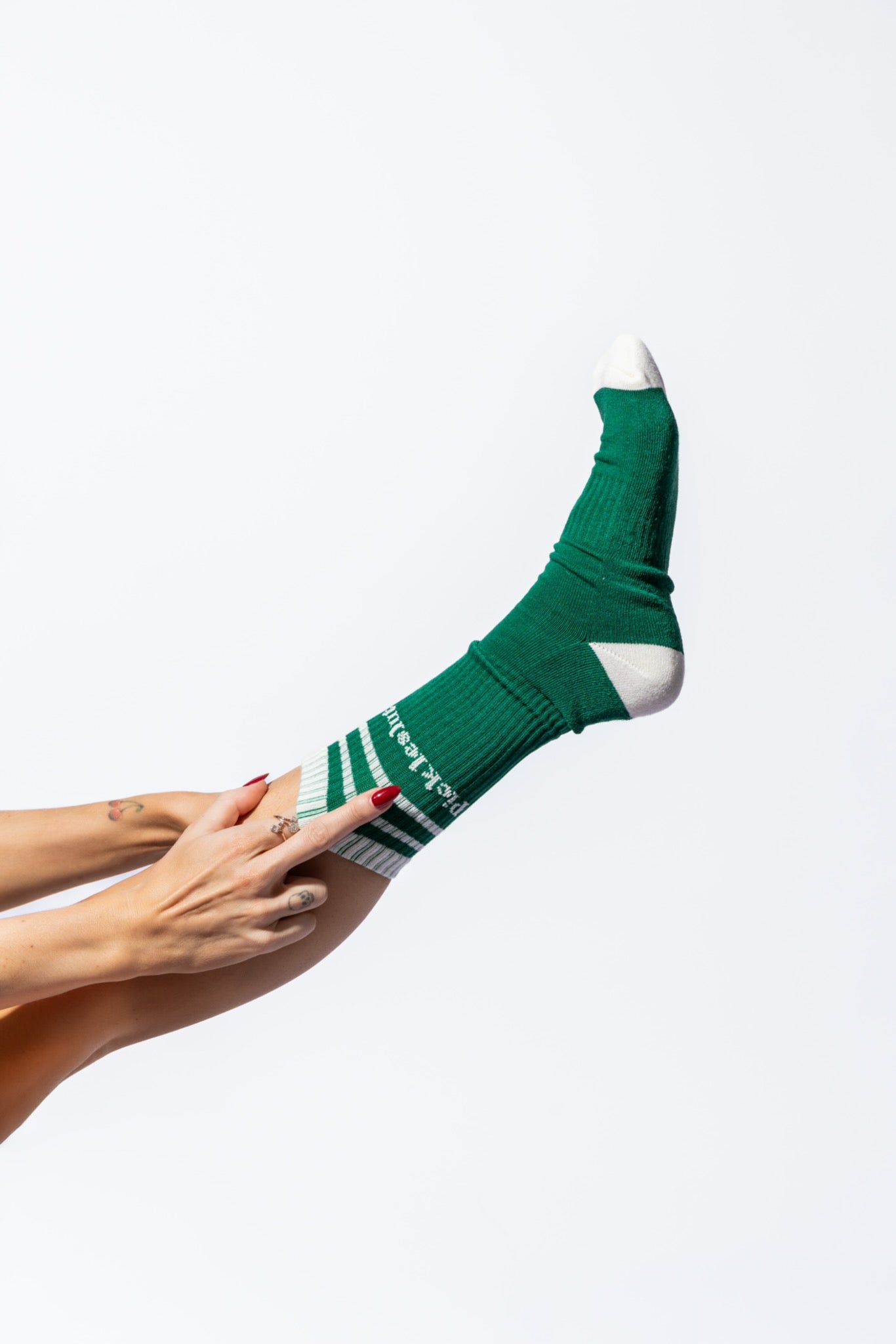 Pickleslut green socks