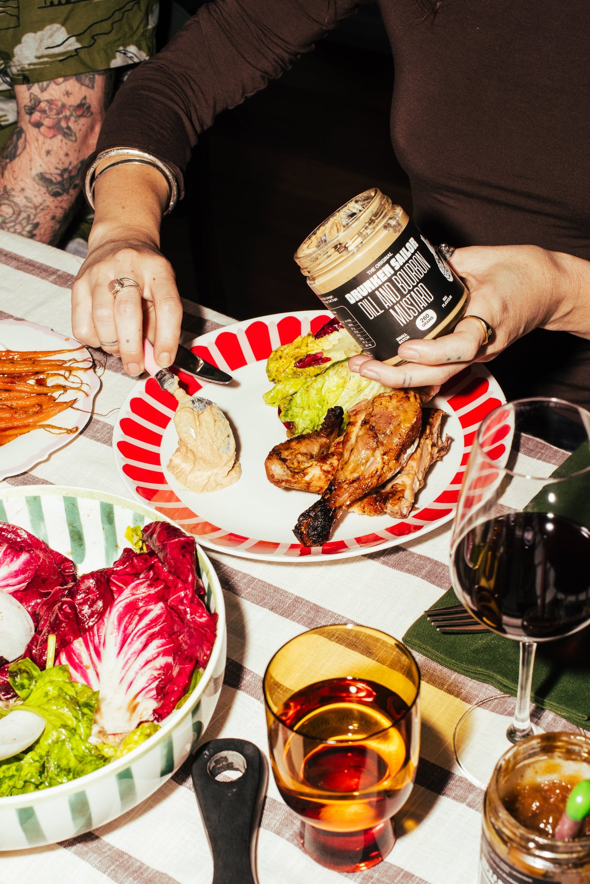 Dill & Bourbon Mustard — styled