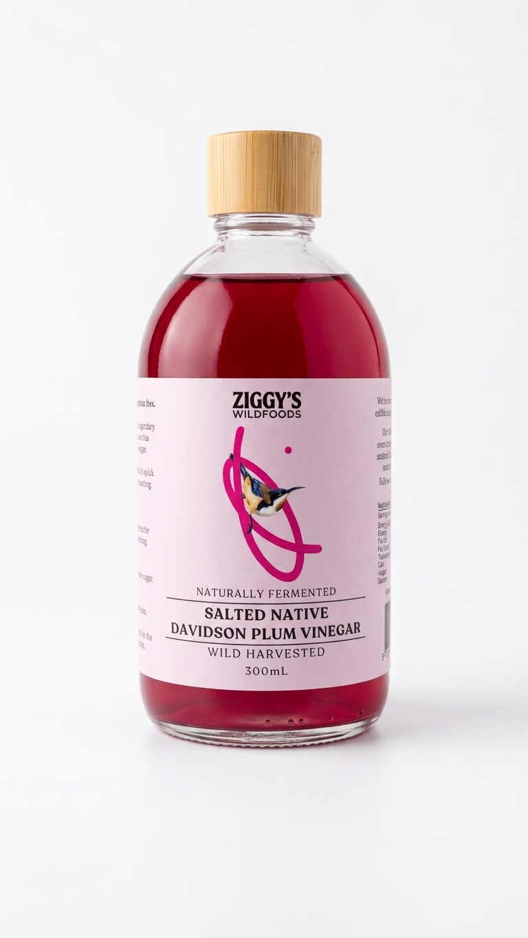 Salted Native Davidson Plum Vinegar — Ziggy's Wildfoods