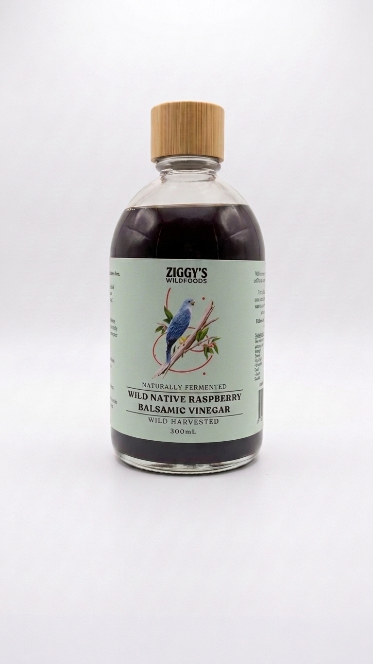 Wild Native Raspberry Balsamic Vinegar — Ziggy's Wildfoods