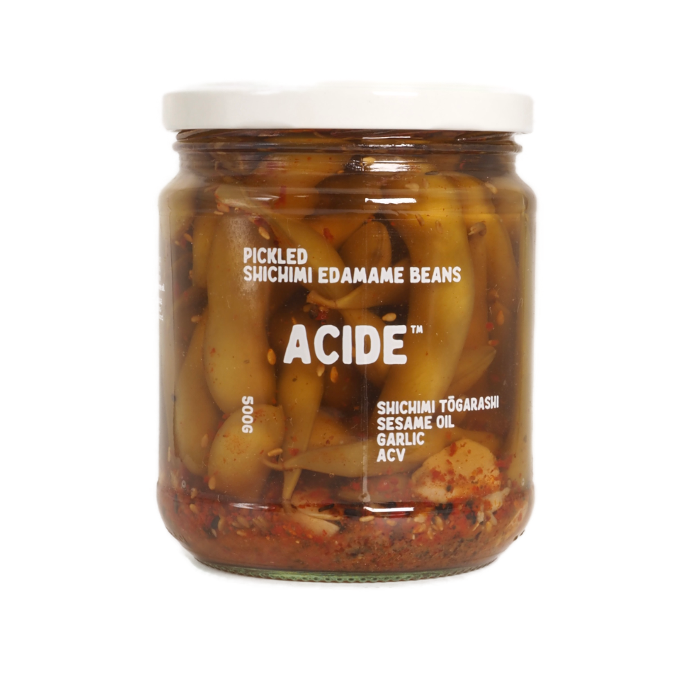 Pickled Shichimi Edamame Beans