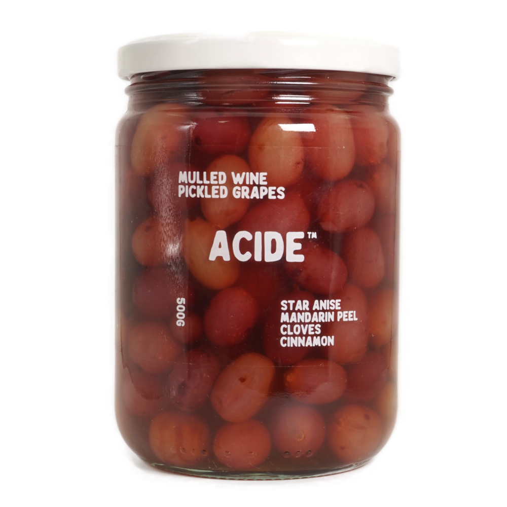 Mulled Wine Pickled Grapes