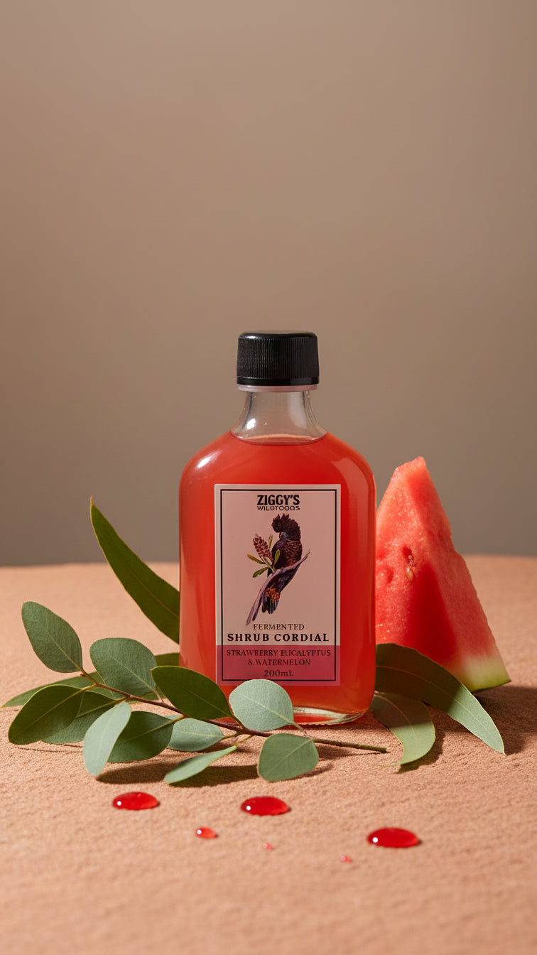 Strawberry Eucalyptus & Watermelon Cocktail Shrub 200ml