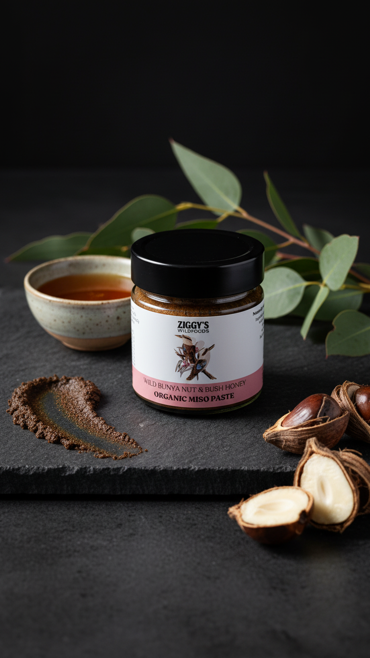 Organic Wild Bunya Nut & Australian Honey Miso 200g