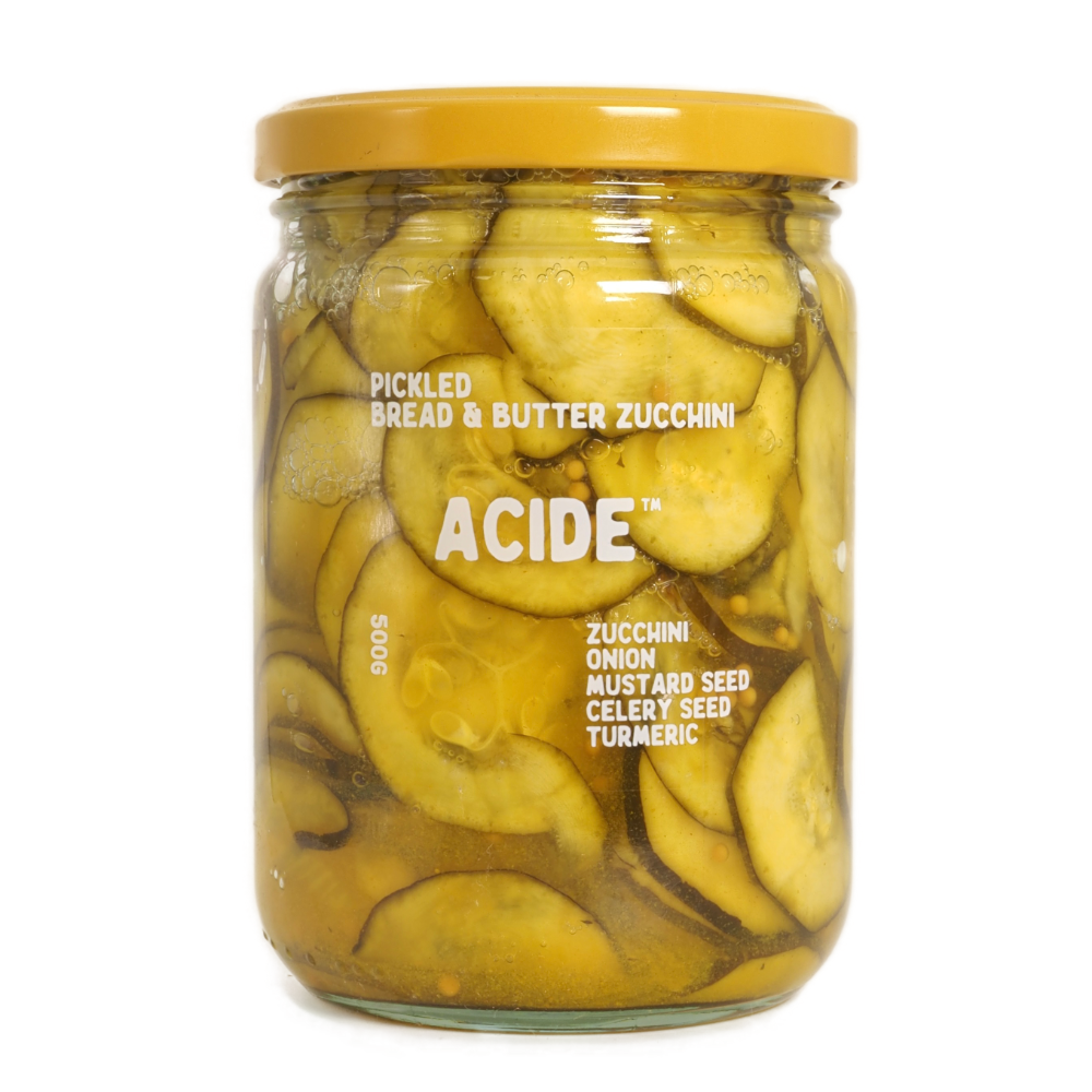 Pickled Bread and Butter Zucchini